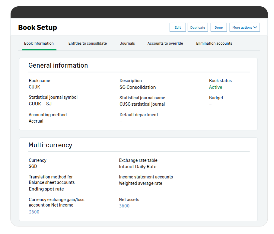 Sage Intacct_Multi-Entity Accounting_Easily configurable for consolidation
